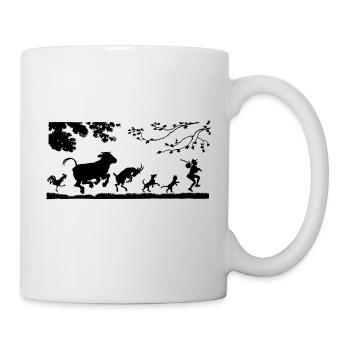 chicken16 - Tasse - Weiß - Rechts