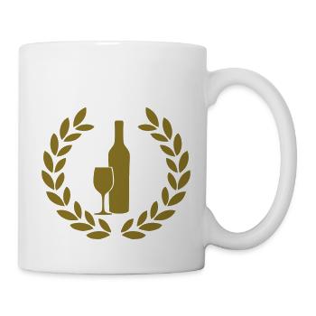 wine deluxe - Mug - white - Right