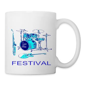 Jazz Festival - Mug - white - Right
