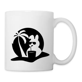 Malle Bunny - Tasse - Weiß - Rechts