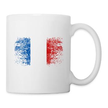 En France 002 dessins ronds - Mug blanc - blanc - Droite