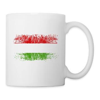 Hongrie 002 dessins ronds - Mug blanc - blanc - Droite
