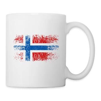 Norwegen 002 AllroundDesigns - Tasse - Weiß - Rechts