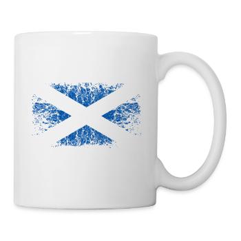 Ecosse 002 dessins ronds - Mug blanc - blanc - Droite