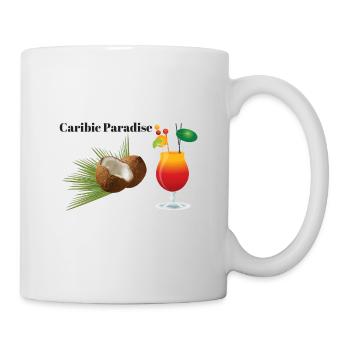 Happy Caribic Paradise - Tasse - Weiß - Rechts
