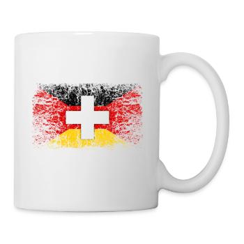 Deutschland Schweiz 001 - Tasse - Weiß - Rechts