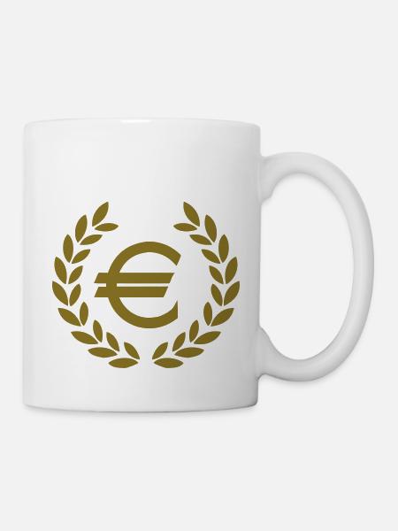 € euro deluxe money - Mug - white