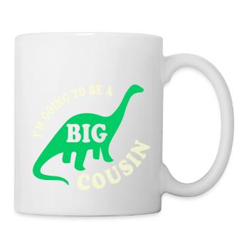 Big Cousin To Be - Mug blanc - blanc - Droite
