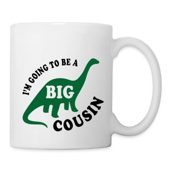 Big Cousin To Be - Mug blanc - blanc - Droite