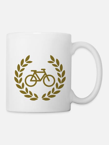 fahrrad deluxe - Tasse - Weiß