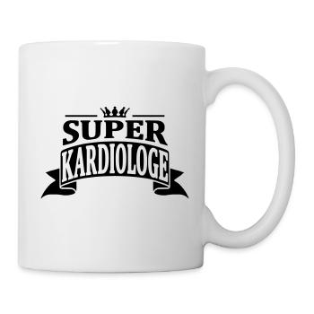 super kardiologe - Tasse - Weiß - Rechts