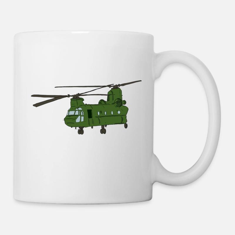 helicopter - Mug - white