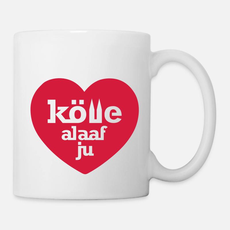 Kölle alaaf ju - Tasse - Weiß