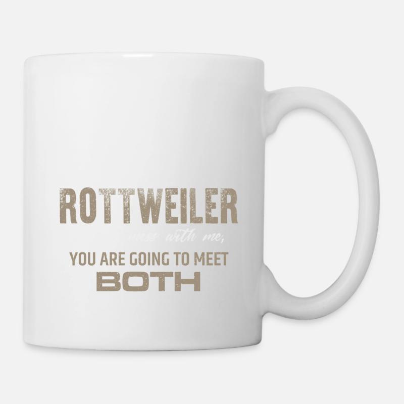 Protected by Rottweiler - Mug - white