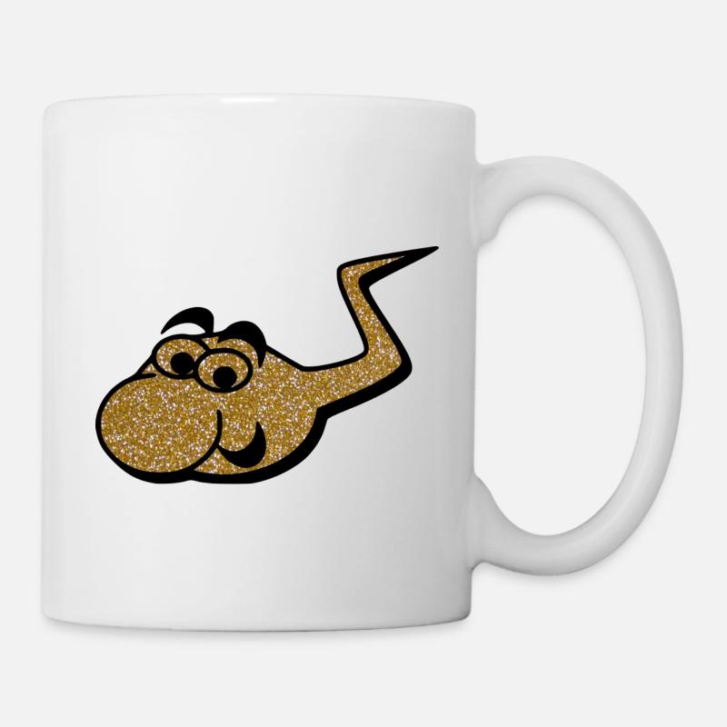 Le sperme d'or - Mug blanc - blanc