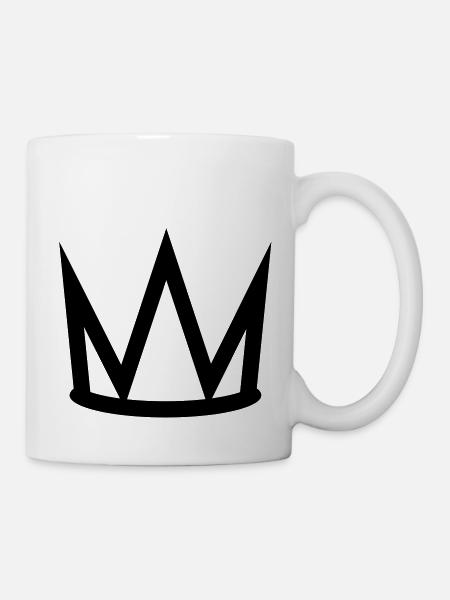 crown de - Tasse - Weiß