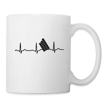 EKG HEARTSCHLAG CHOCOLATE chocolate Black - Mug - white - Right