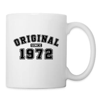 Depuis 1972 Année d'origine Anniversaire Anniversaire - Mug blanc - blanc - Droite