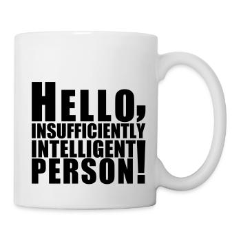 hello_person - Mug blanc - blanc - Droite