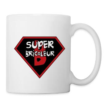 Super-Heimwerker - Tasse - Weiß - Rechts