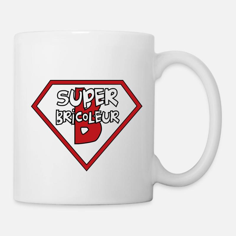 Super Bricoleur - Mug blanc - blanc