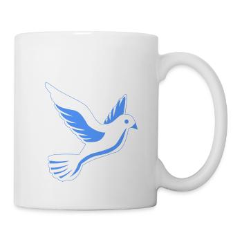 Dove in flight - Mug - white - Right
