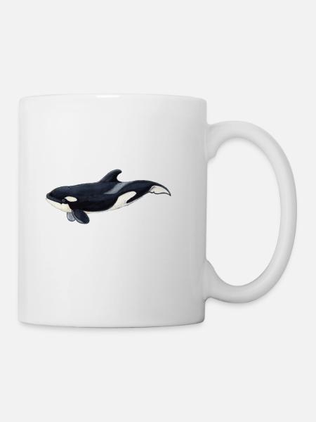 Baby-Killerwal - Schwertwal-Baby - Baby ecause - Tasse - Weiß