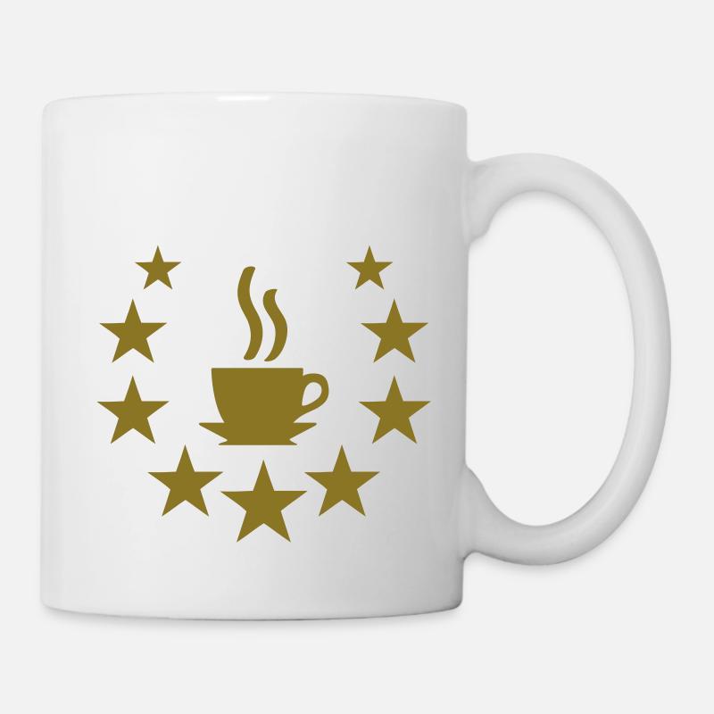 coffee star - Tasse - Weiß