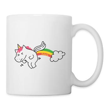 Exhale Unicorn Gifts. Be You Motivational.Unicorns - Mug - white - Right