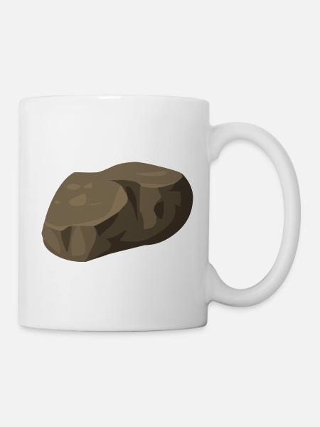 Stein - Tasse - Weiß