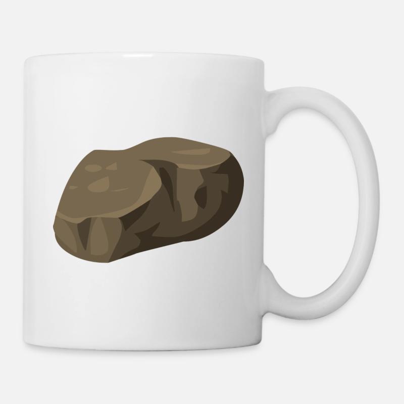 Stein - Tasse - Weiß