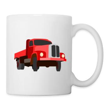véhicules de camion camion camion construction lastkraftwagen46 - Mug blanc - blanc - Droite