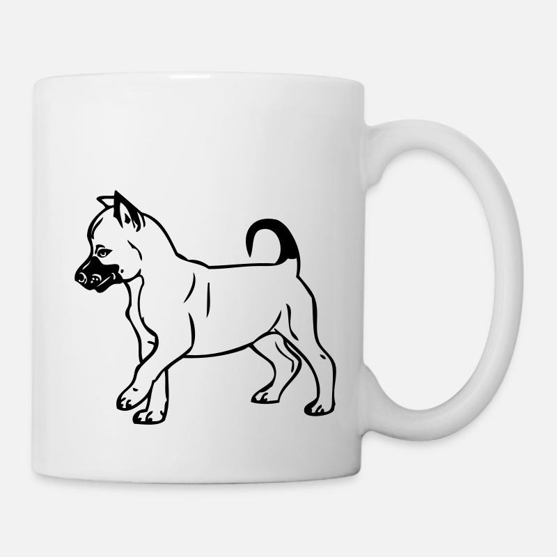 malinois - www.dog-power.nl - Tasse - Weiß