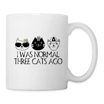 Funny I love cats. Crazy Cat Lady. Animal Lover - Mug - white - Right