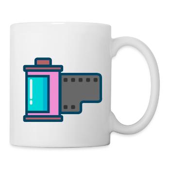 camera caméra film photo appareil photo - Mug blanc - blanc - Droite