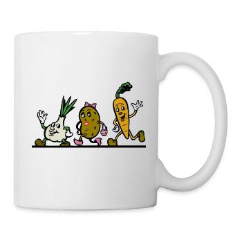 Gemüse - Tasse - Weiß - Rechts