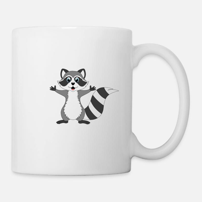 racoon - Mug - white