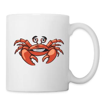 Krabbe - Tasse - Weiß - Rechts