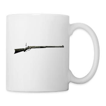 Waffe - Tasse - Weiß - Rechts