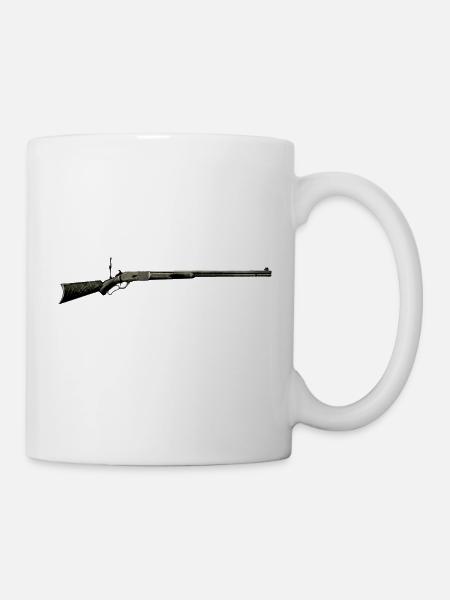 Waffe - Tasse - Weiß