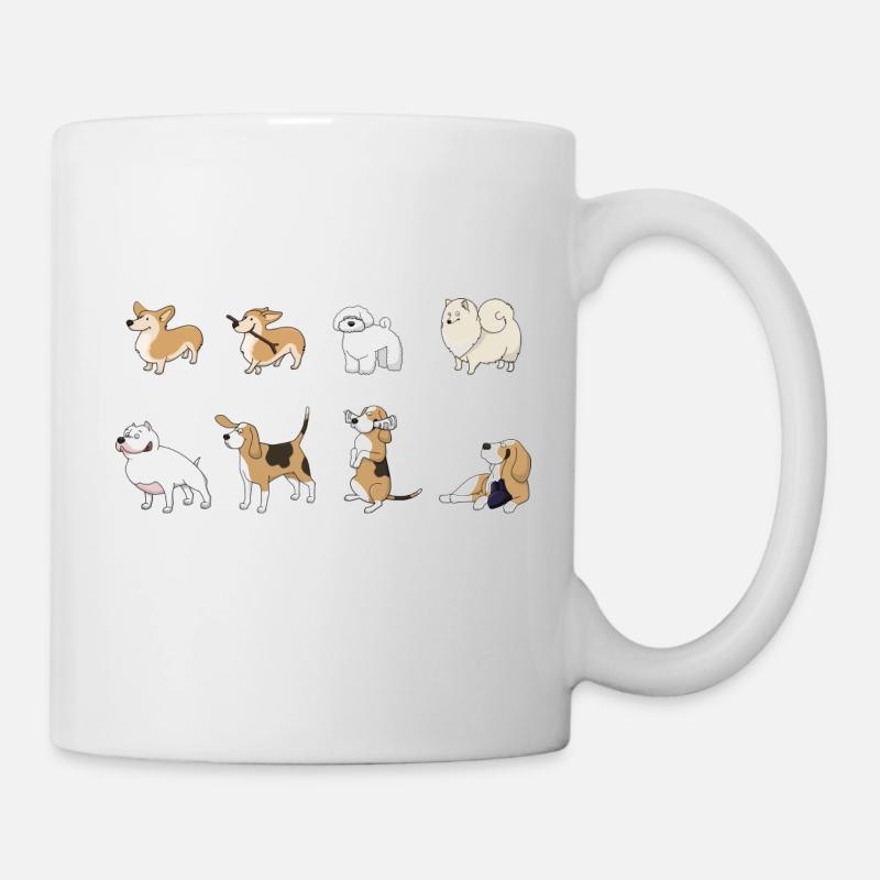 Hunde witzig - Tasse - Weiß
