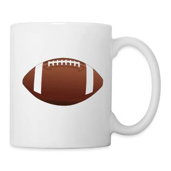 American Football - Tasse - Weiß - Rechts