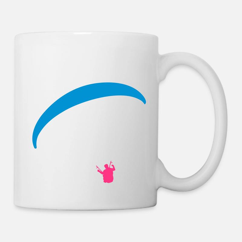 Gleitschirmflieger Paraglider - Tasse - Weiß
