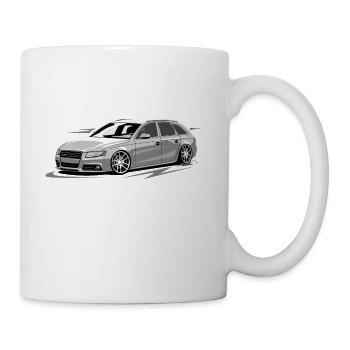 RS4 B8 A4 low style without driver tuning car - Mug - white - Right