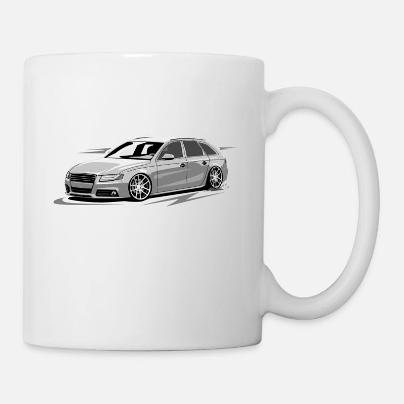RS4 B8 A4 low style without driver tuning car - Mug - white