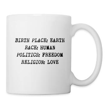 HUMAN KIND - Tasse - Weiß - Rechts