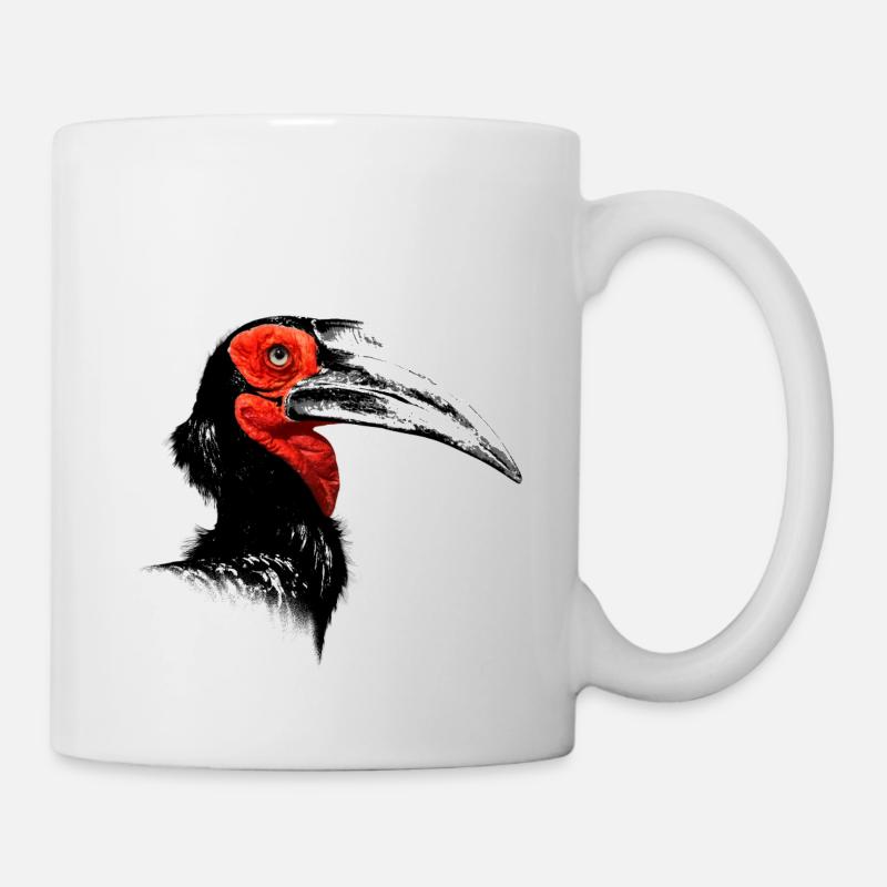 Southern Ground Hornbill - Mug - white