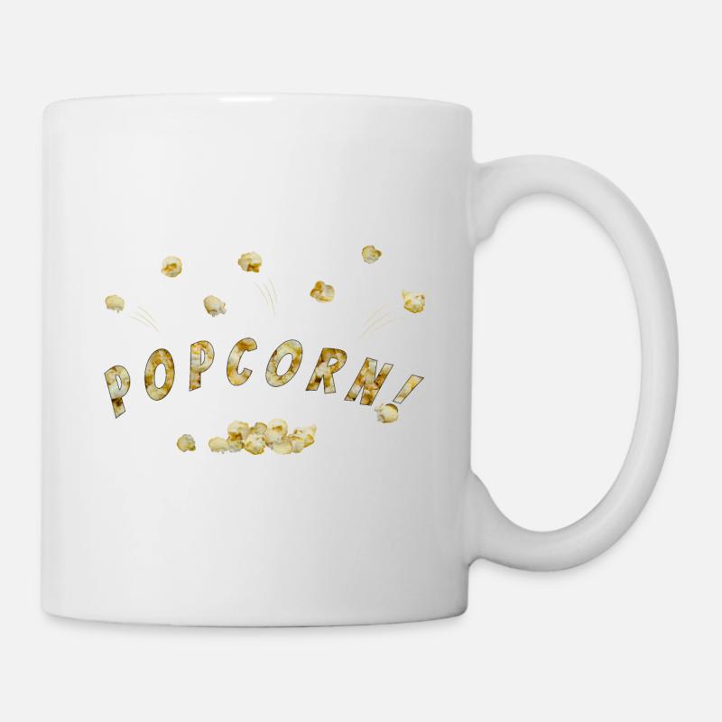 Pop-corn volant - Mug blanc - blanc
