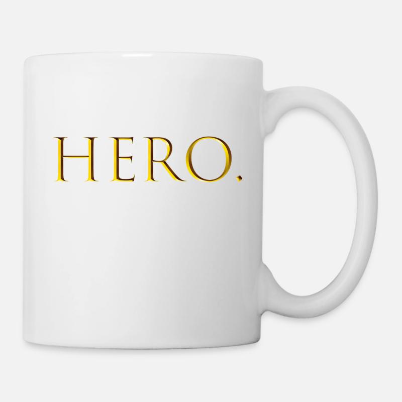 HERO gold - Tasse - Weiß