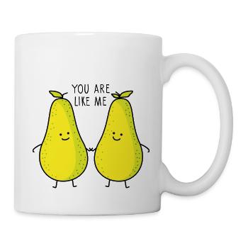 Du bist wie ich - Tasse - Weiß - Rechts